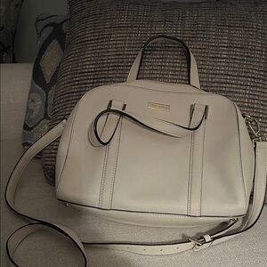Kate Spade Cream Satchel Bag